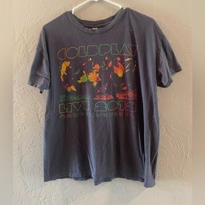 Coldplay official concert t shirt